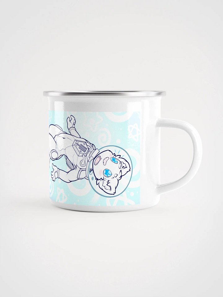 Space Cat Mio metal mug product image (2)