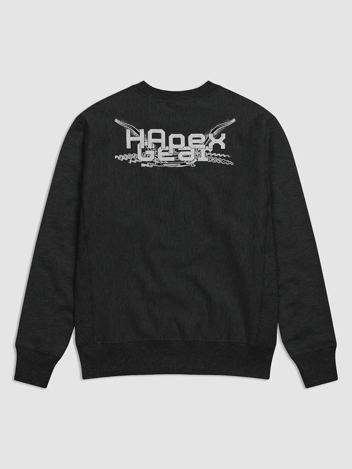 Cotton Max Sweatshirt - White HApex Gear Black Logo product image (1)