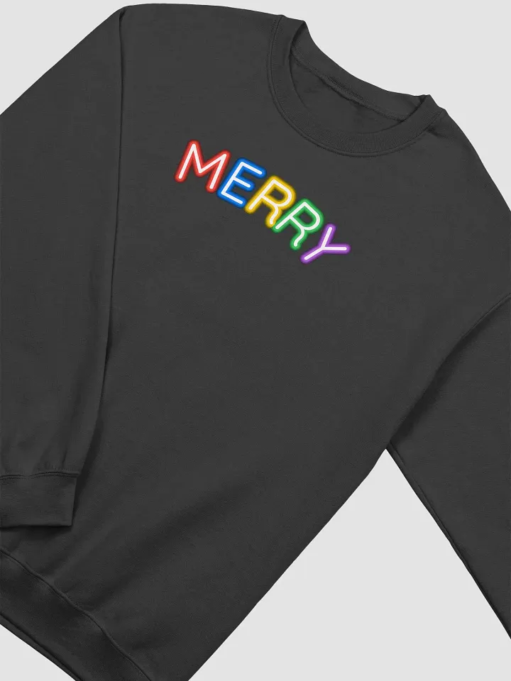Christmas Neon Merry Sweatshirt 3542 product image (2)