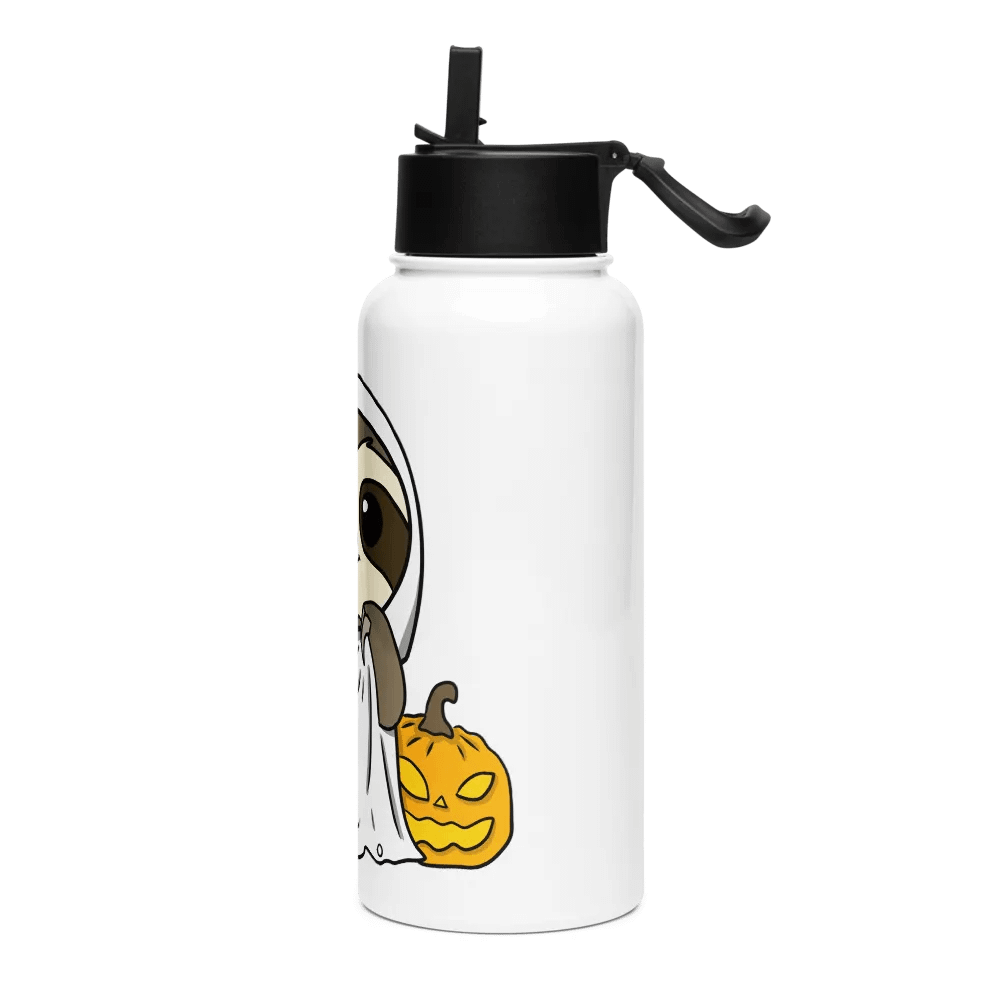 Stainless Steel Water bottle With Straw - Ghost product image (3)