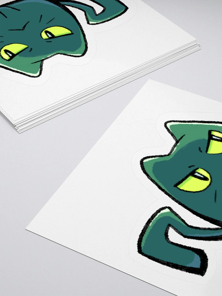 Tiny Grumpy Kitty - Kiss Cut Stickers product image (4)