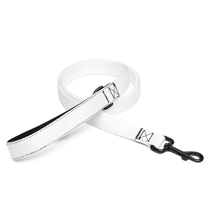 White Zenith Blank Canvas Pet Leash product image (2)