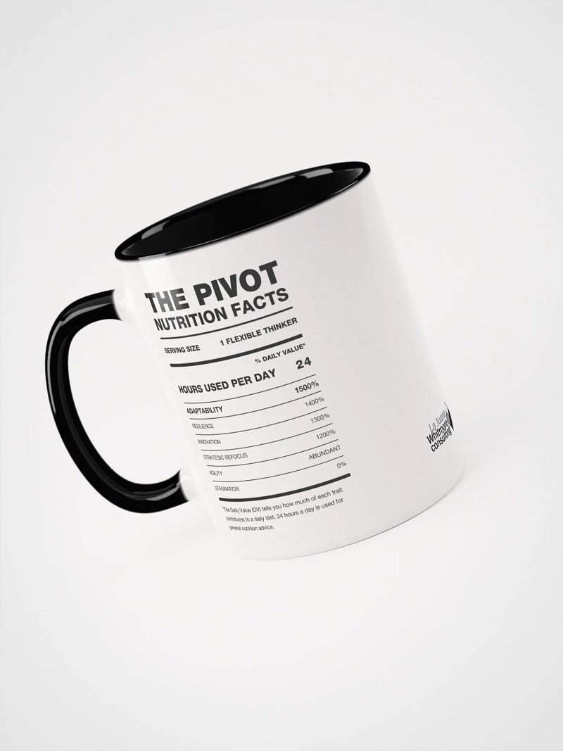 THE PIVOT Nutrition Facts Ceramic Mug