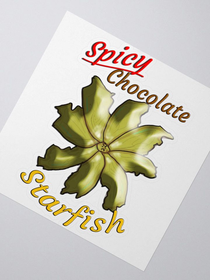 Spicy Chocolate Starfish Sticker product image (2)