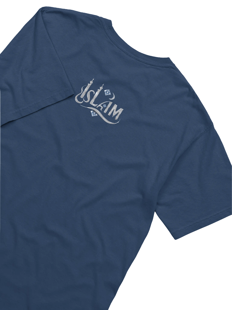Diamond-Encrusted Islam Typography T-Shirt product image (4)
