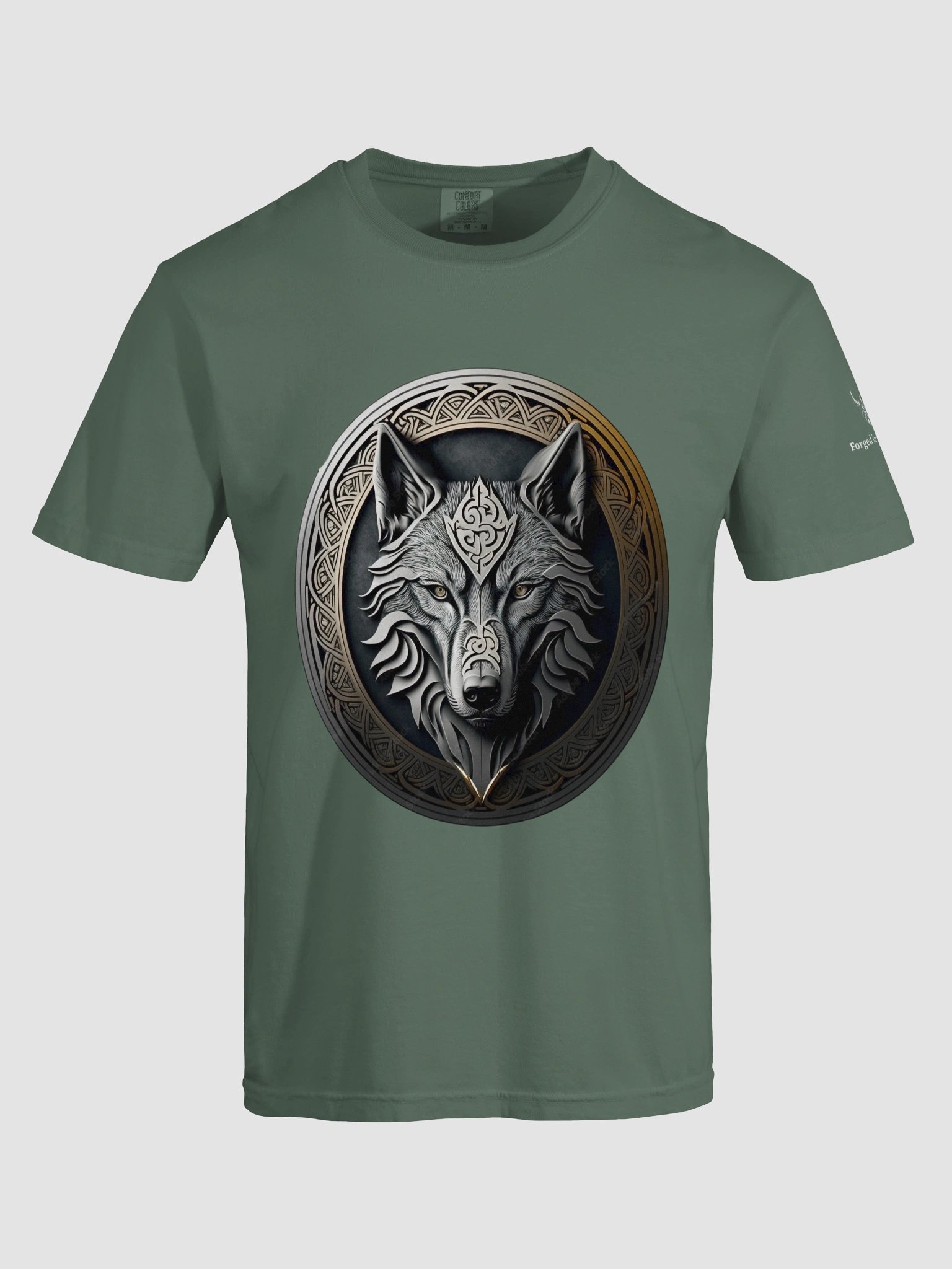 The Valhalla Wolf Men's Viking T-Shirt product image (98)