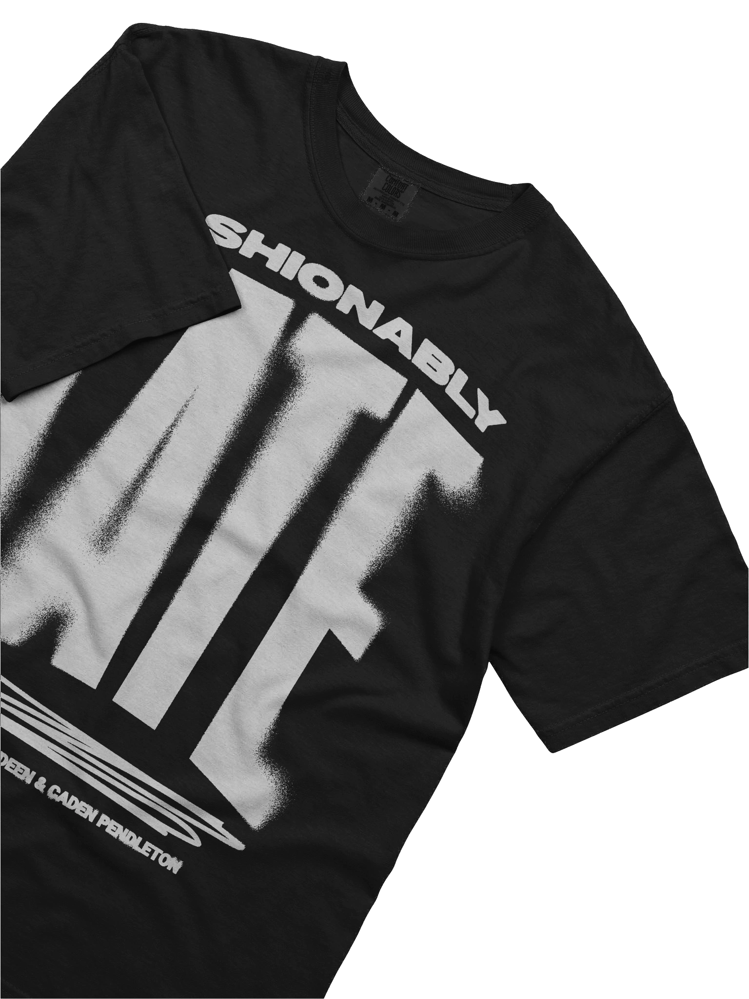 Large Graphic Tee (Black) product image (2)