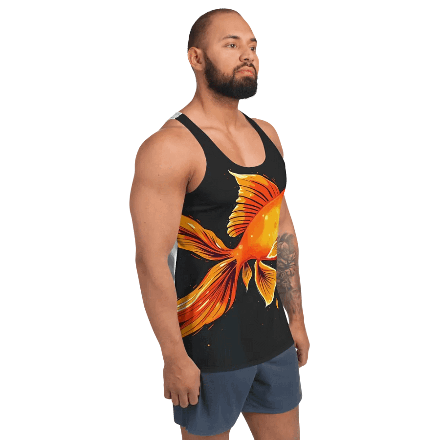 Flowing Fins All-Over Tank Top unisex product image (3)