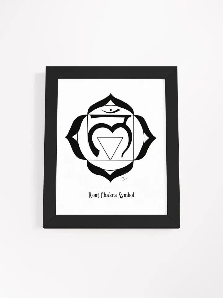 Root Chakra Symbol Framed Art product image (2)