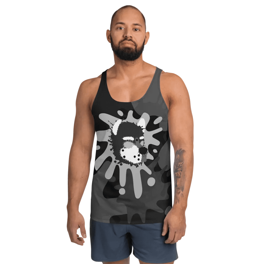 Dark Chaos Splatter Tank - White product image (3)