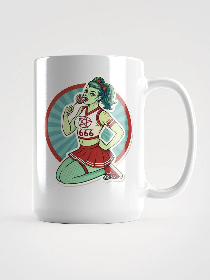 Zombi satanic Cheerleader pinup girl Mug product image (1)