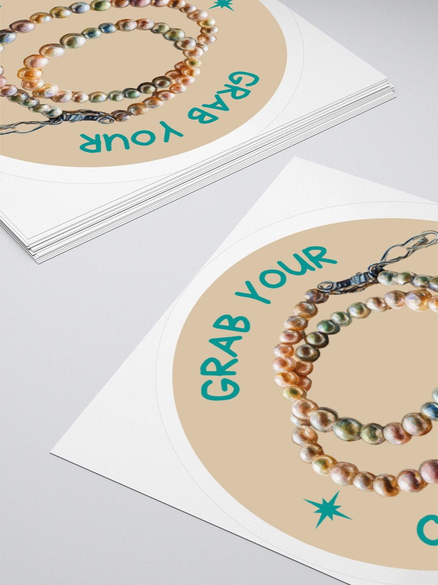 “Grab Your Pearls” Sticker product image (7)
