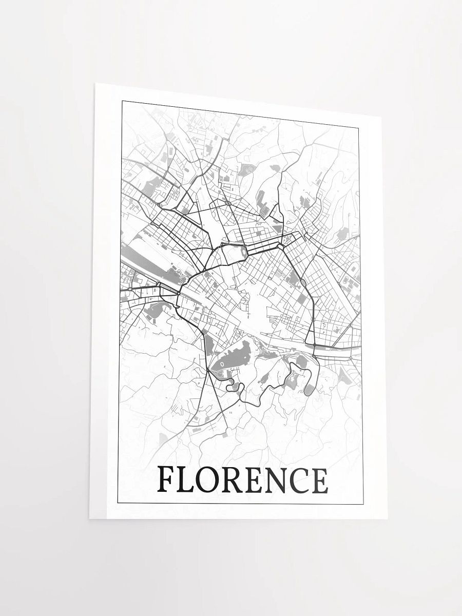 Florence, Italy, city map print product image (13)