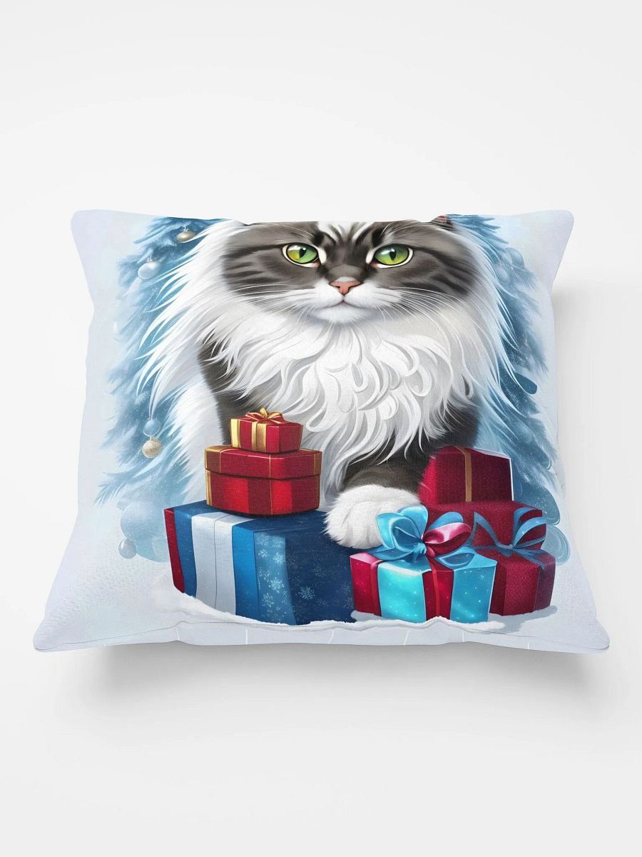 Christmas Kitty Surprise Pillow product image (5)