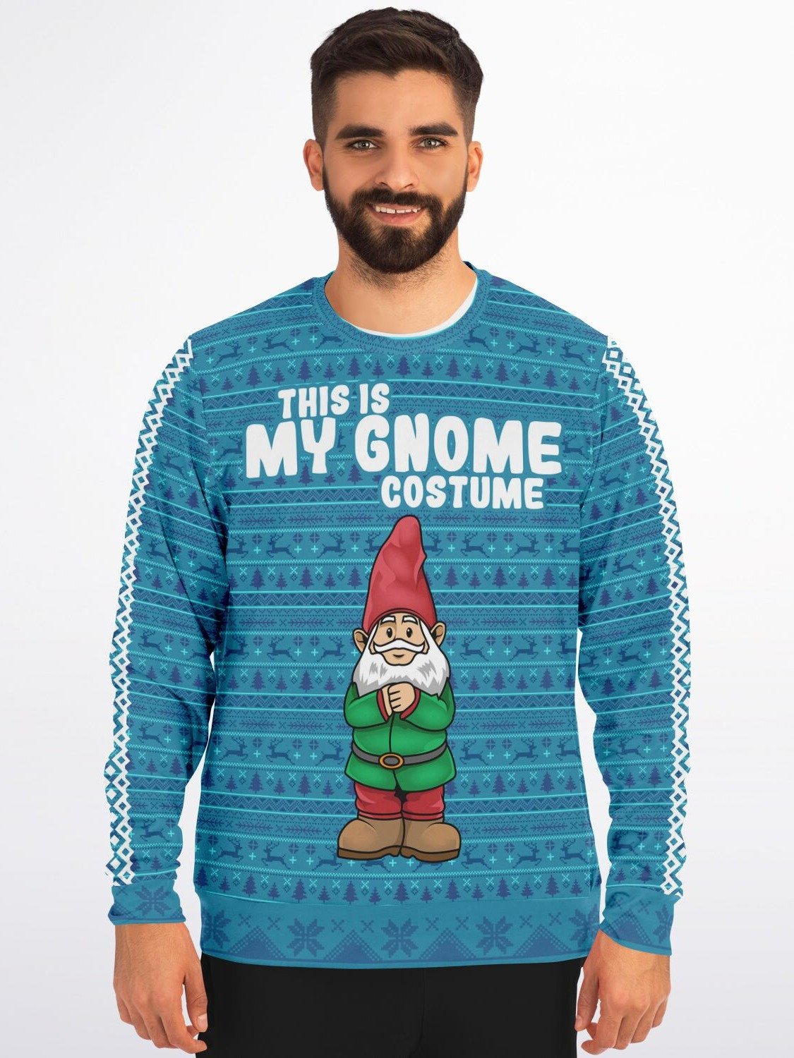 "This Is My Gnome" Christmas Sweatshirt | Funny Gnome Costume Sweater | Holiday Party Outfit product image (5)