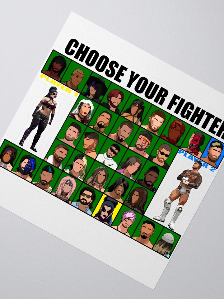 PEPW Choose Your Fighter Corinna x Flynn Sticker product image (2)