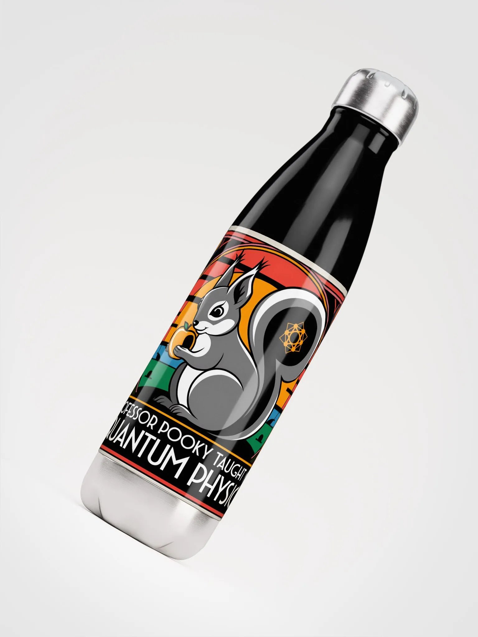 Quantum Physics Squirrel Stainless Steel Water Bottle product image (4)