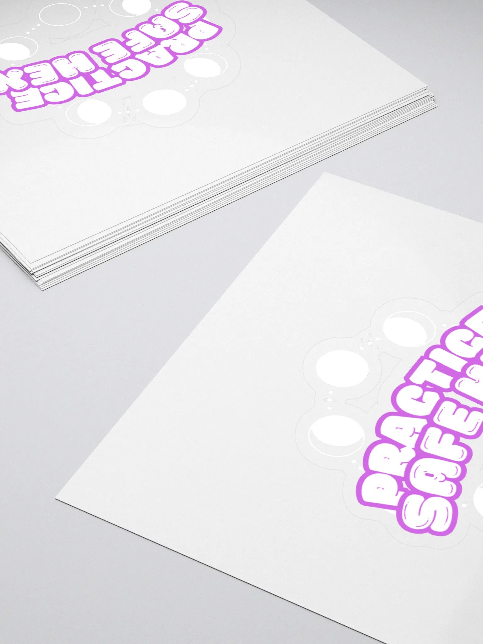 Safe Hex Kiss Cut Stickers product image (4)