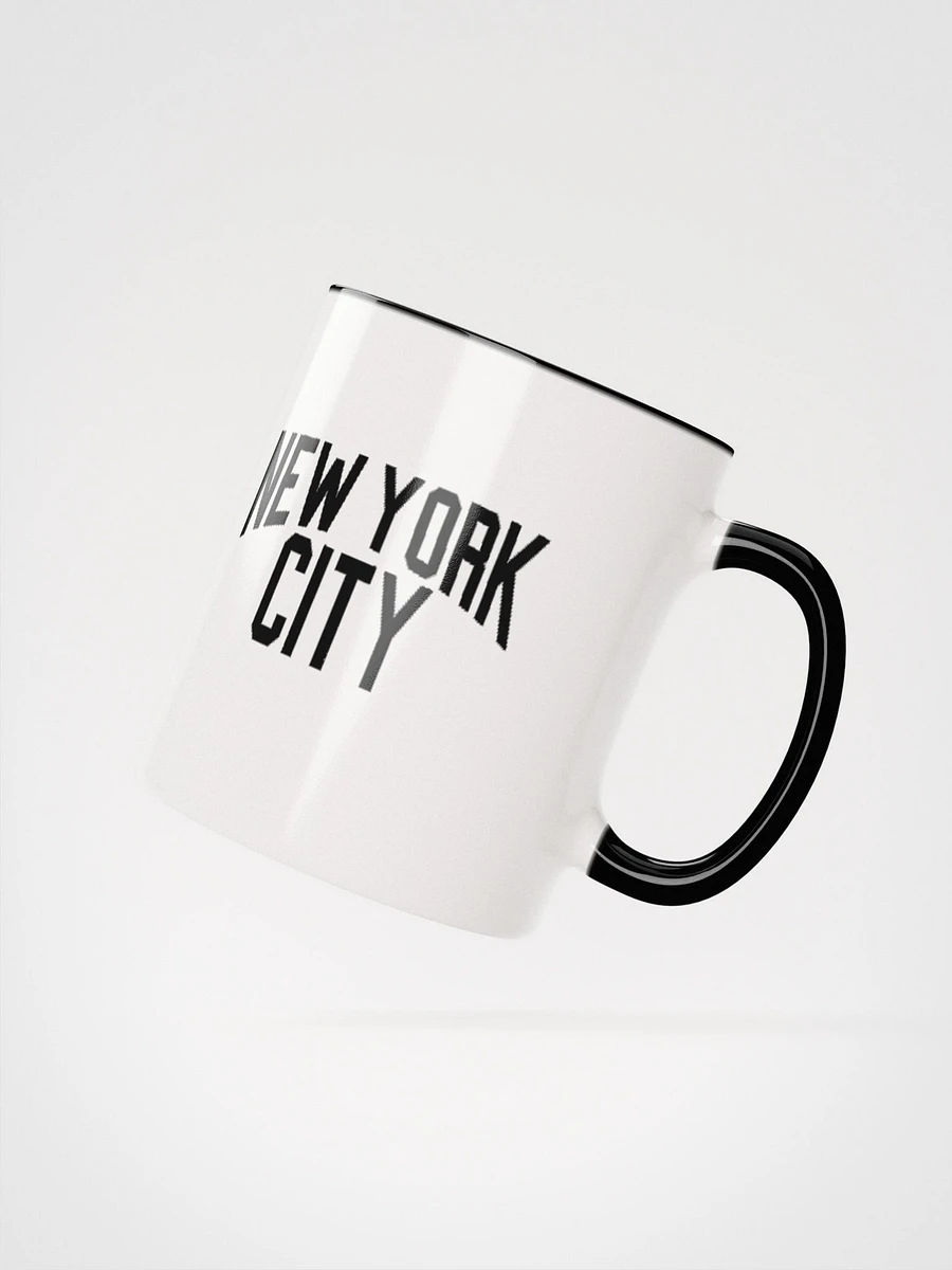 New York City Coffee Mug (Black text on white) product image (2)