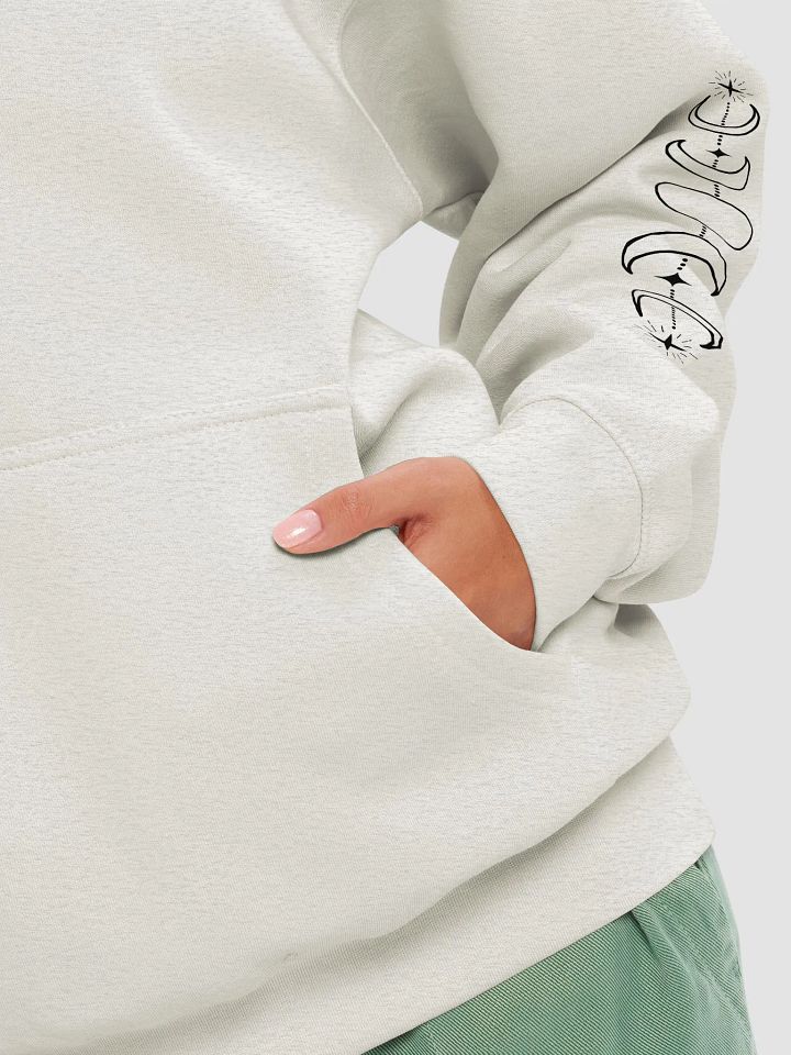 The Moon Like a Flower Hoodie Black Version product image (10)