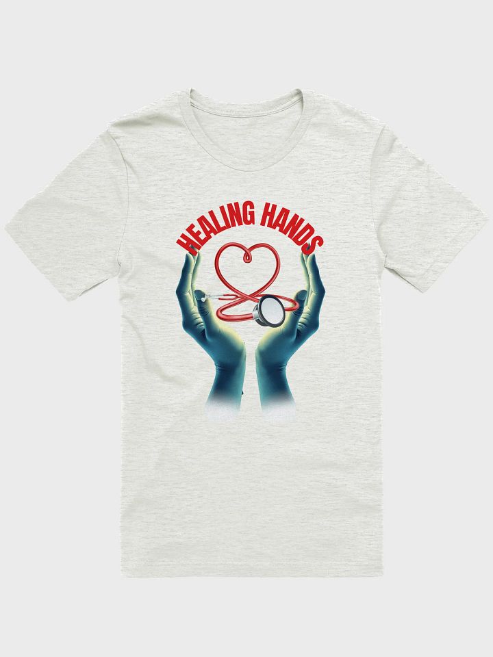 Healing Hands Stethoscope Heart T-shirt product image (6)