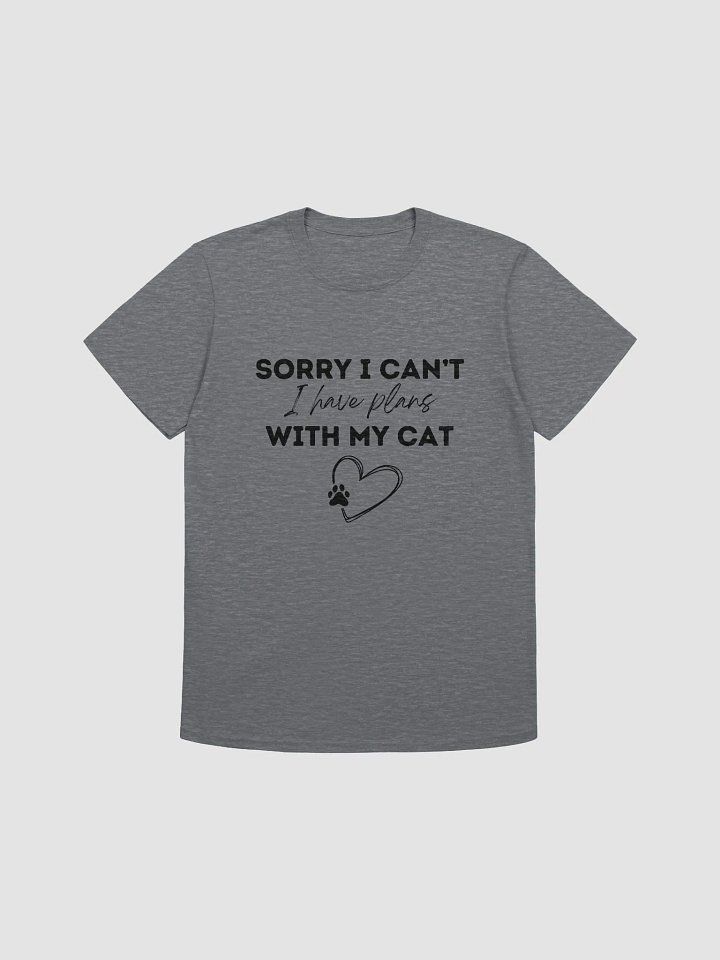 Plans With My Cat Tshirt product image (2)