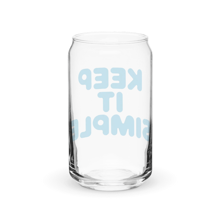 Keep It Simple Can-Shaped Glass product image (6)