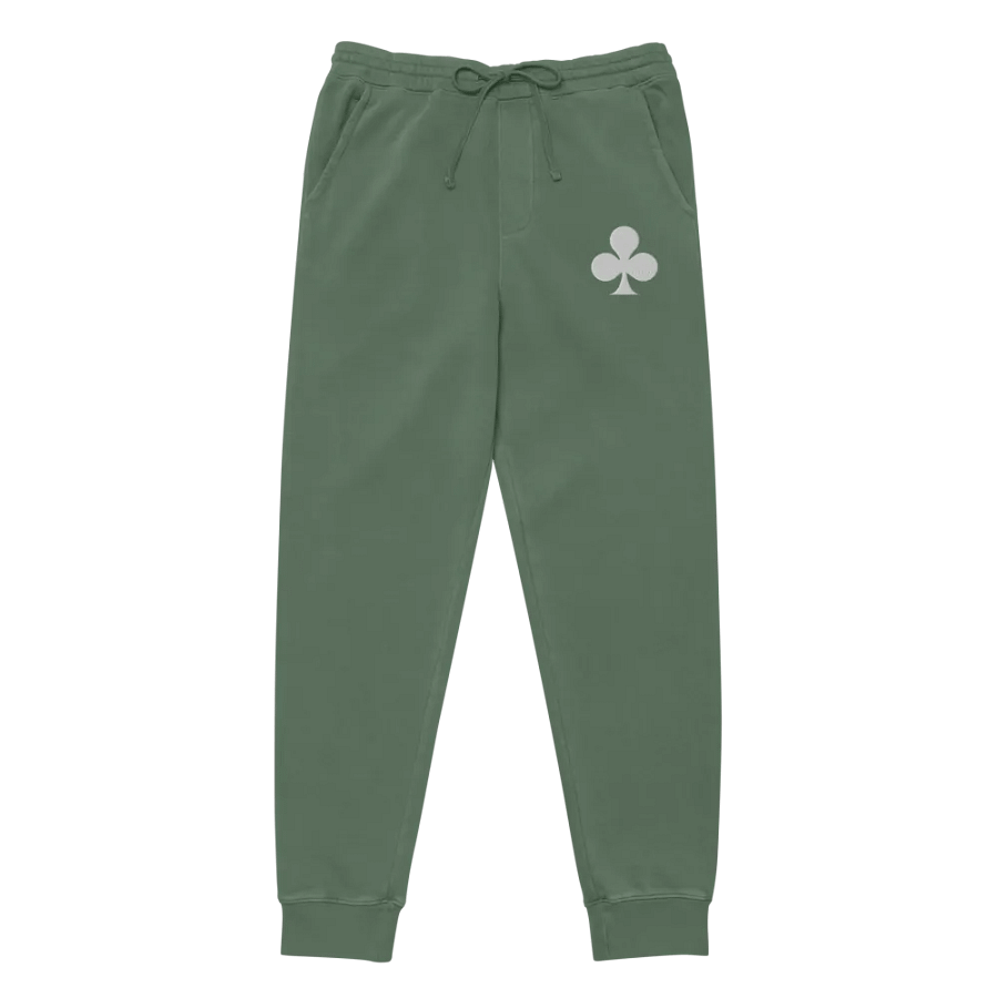 Suited Up Sweatsuit Joggers: Clubs (White) product image (9)