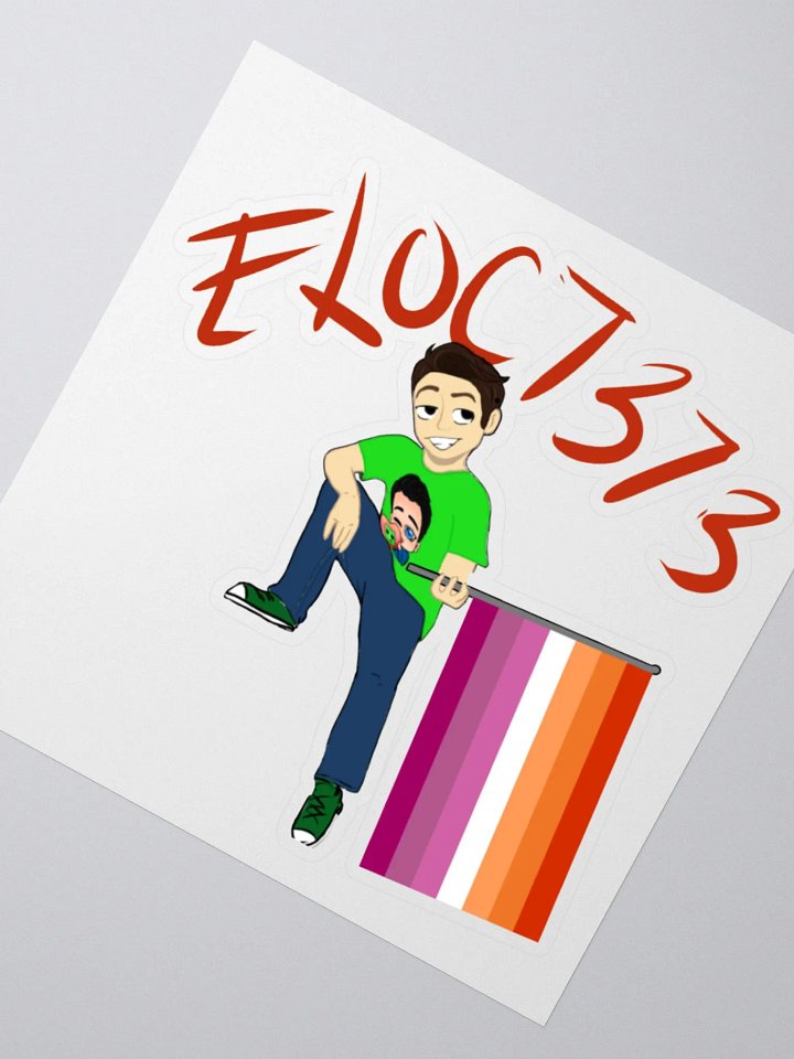 Lesbian Eloc Logo Sticker product image (2)