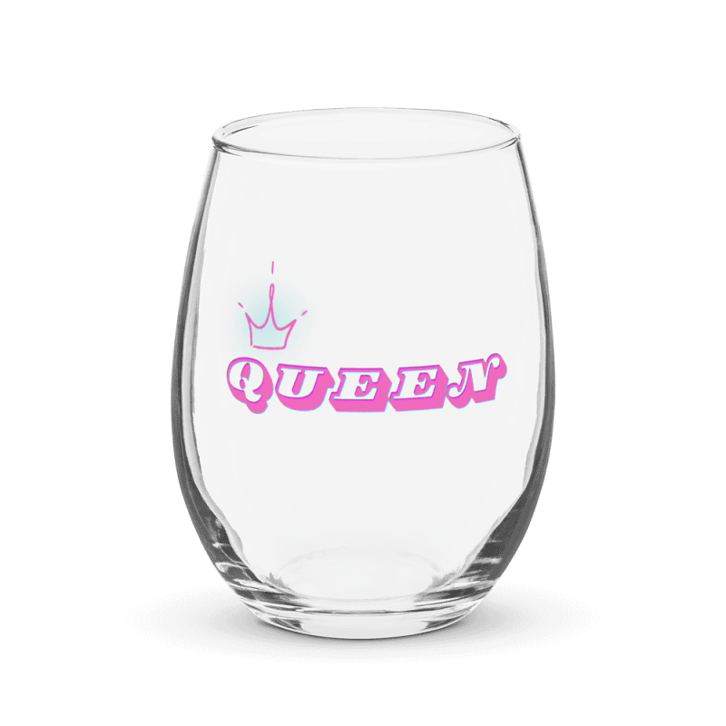 Queen Stemless Wine Glass