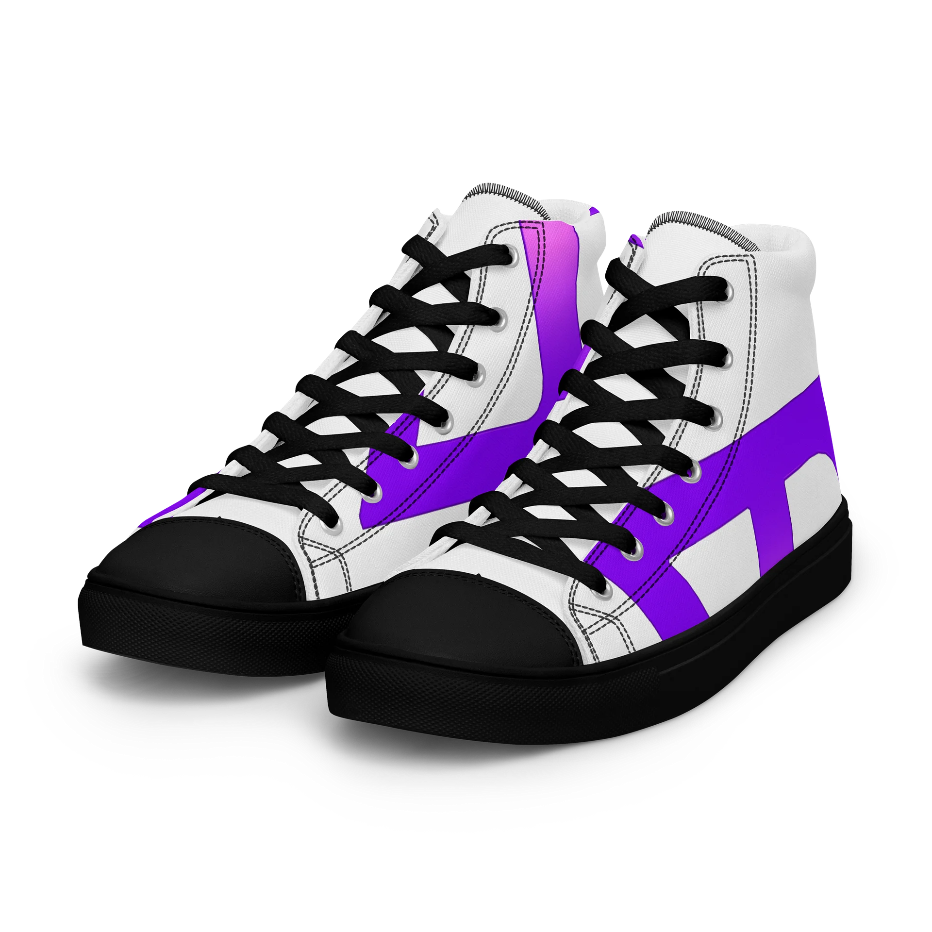 Sigma-Frequency Men's High Top Canvas Shoes product image (5)