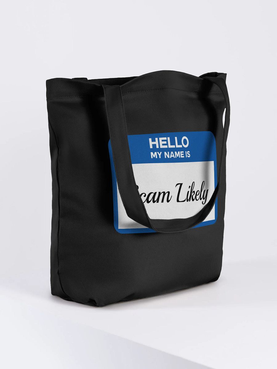 Hello My Name Is Scam Likely Tote product image (4)