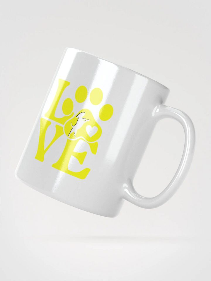 Dog Lover Coffee Mug, Yellow Love product image (2)