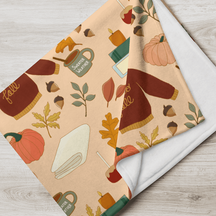Cozy Fall Throw Blanket product image (1)