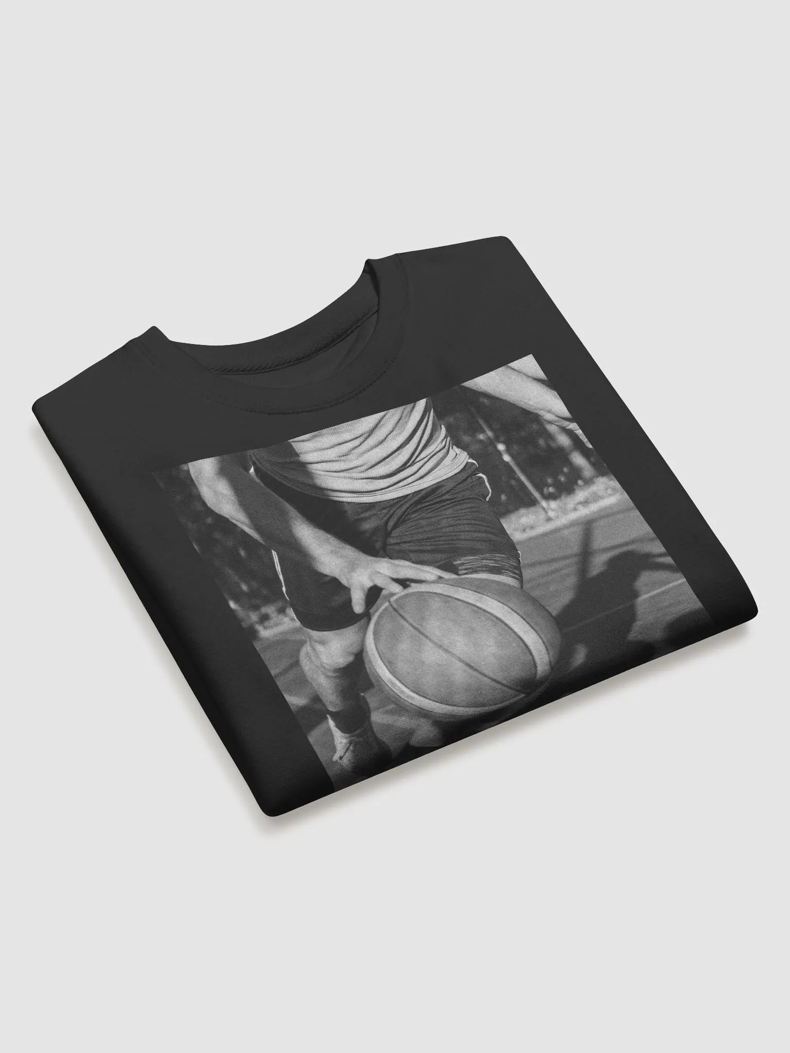 "Push" Basketball Graphic Cotton Heritage Premium Sweatshirt - 06054 product image (3)