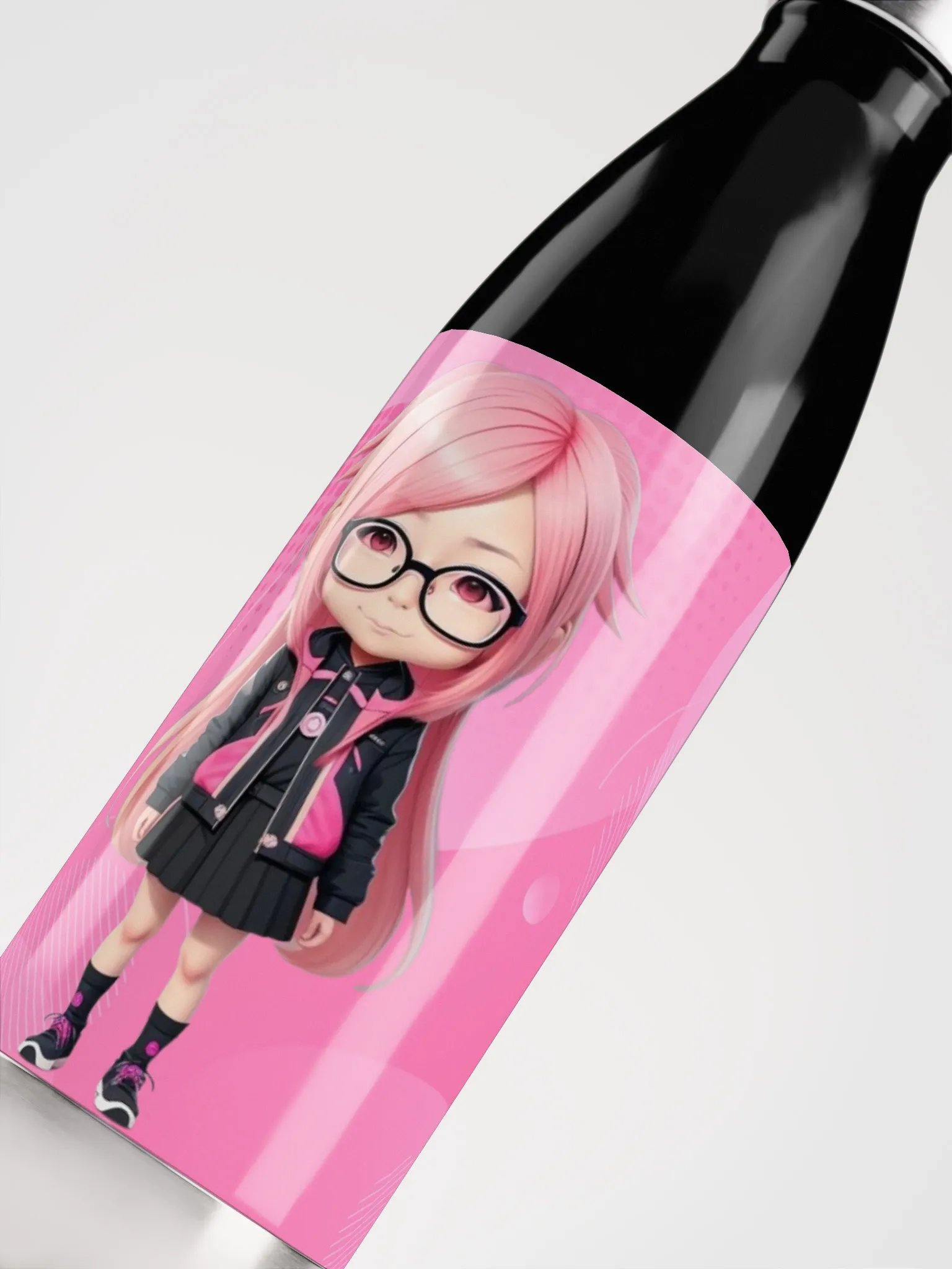 (PINK CHIBI) K Stainless Steel Water Bottle product image (5)