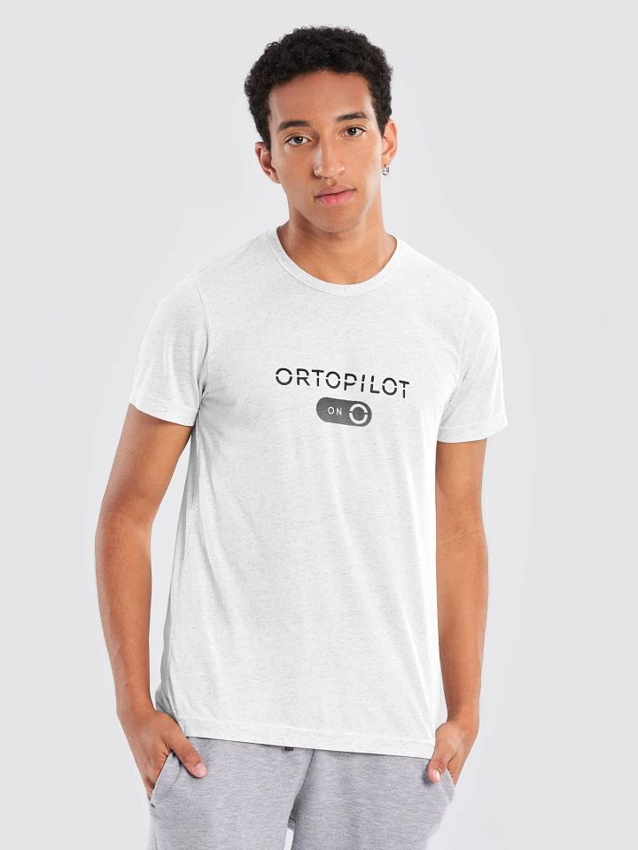 'ORTOPILOT ON' (B/W) PREMIUM T-SHIRT product image (1)