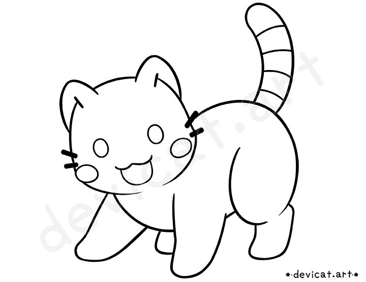 Coloring Page • CandiCat Void Cat • 2025 product image (1)