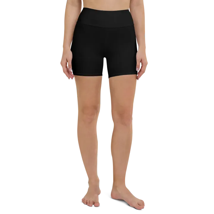 Unisex Black Yoga Shorts product image (2)