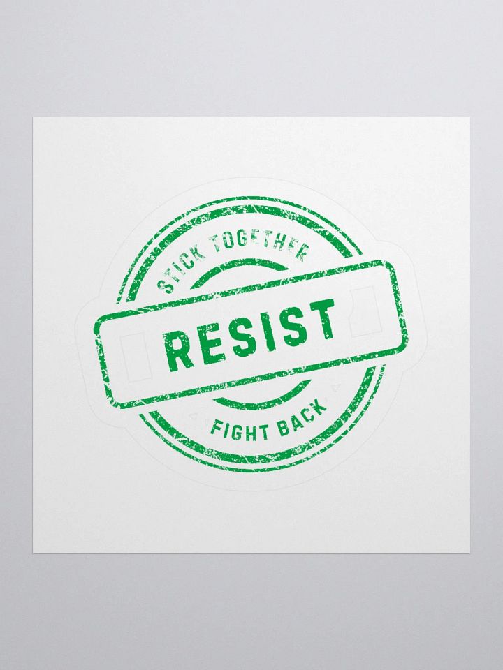 Resist Together Kiss Cut Stickers product image (1)