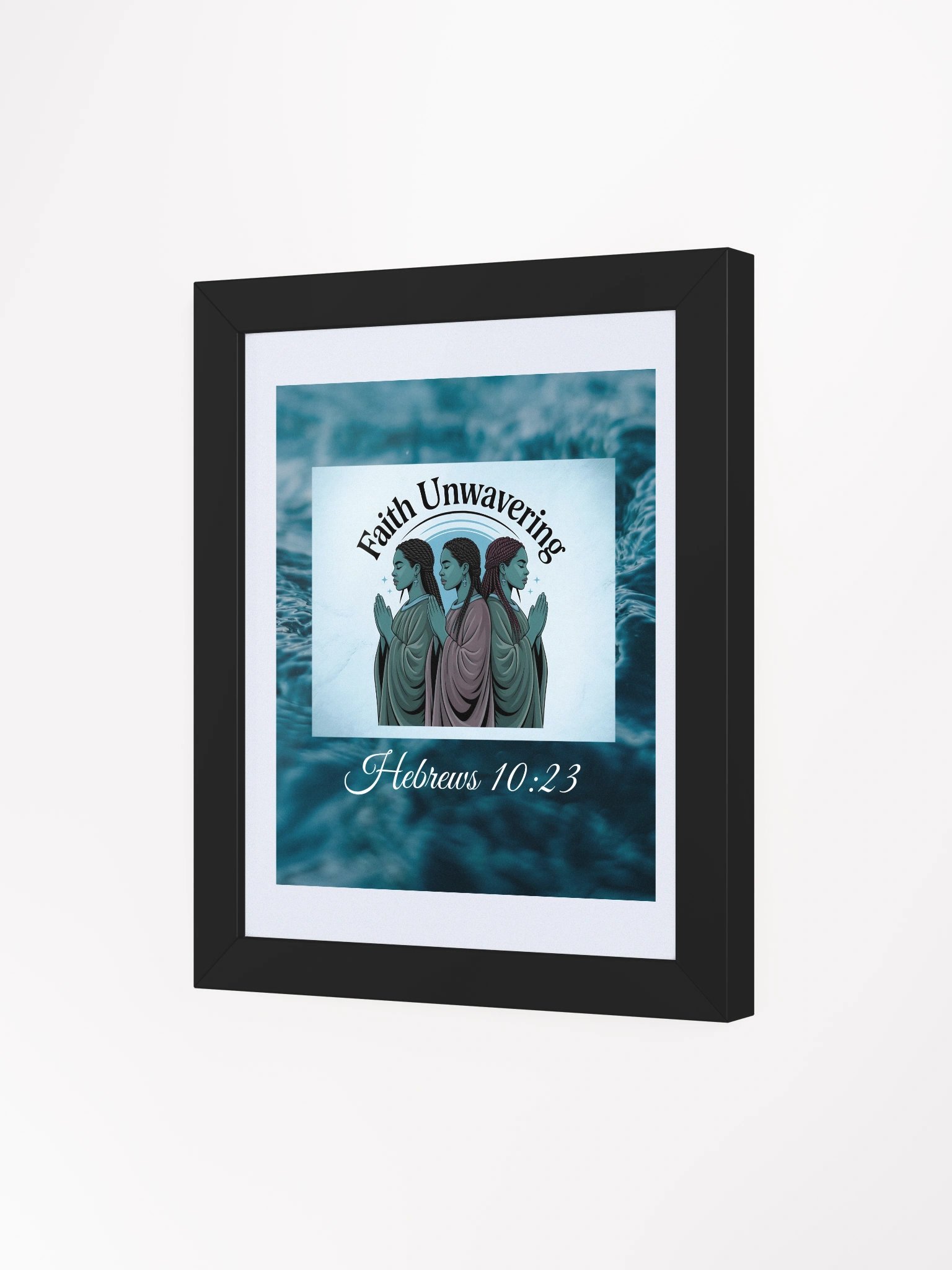 Unwavering Faith Christian Framed Matte Poster. product image (3)