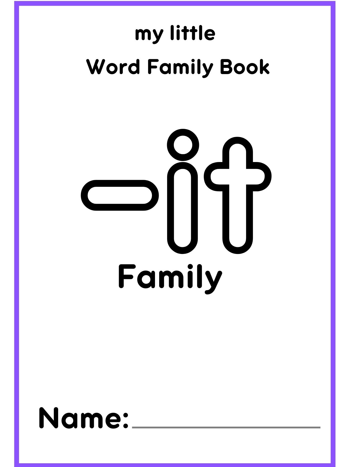CVC Words Word Family Books product image (6)