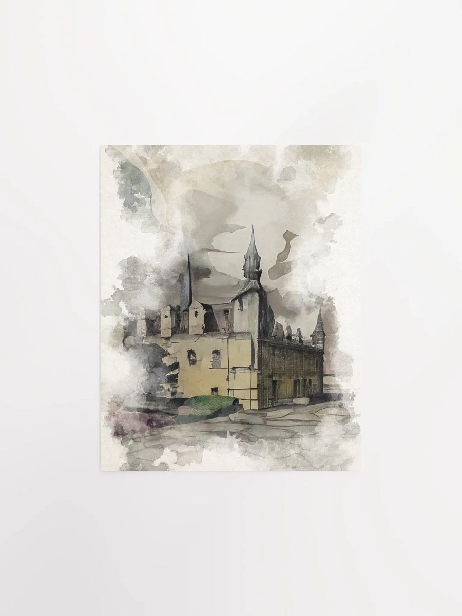 Kronborg castle - Watercolor painting - Portrait product image (6)