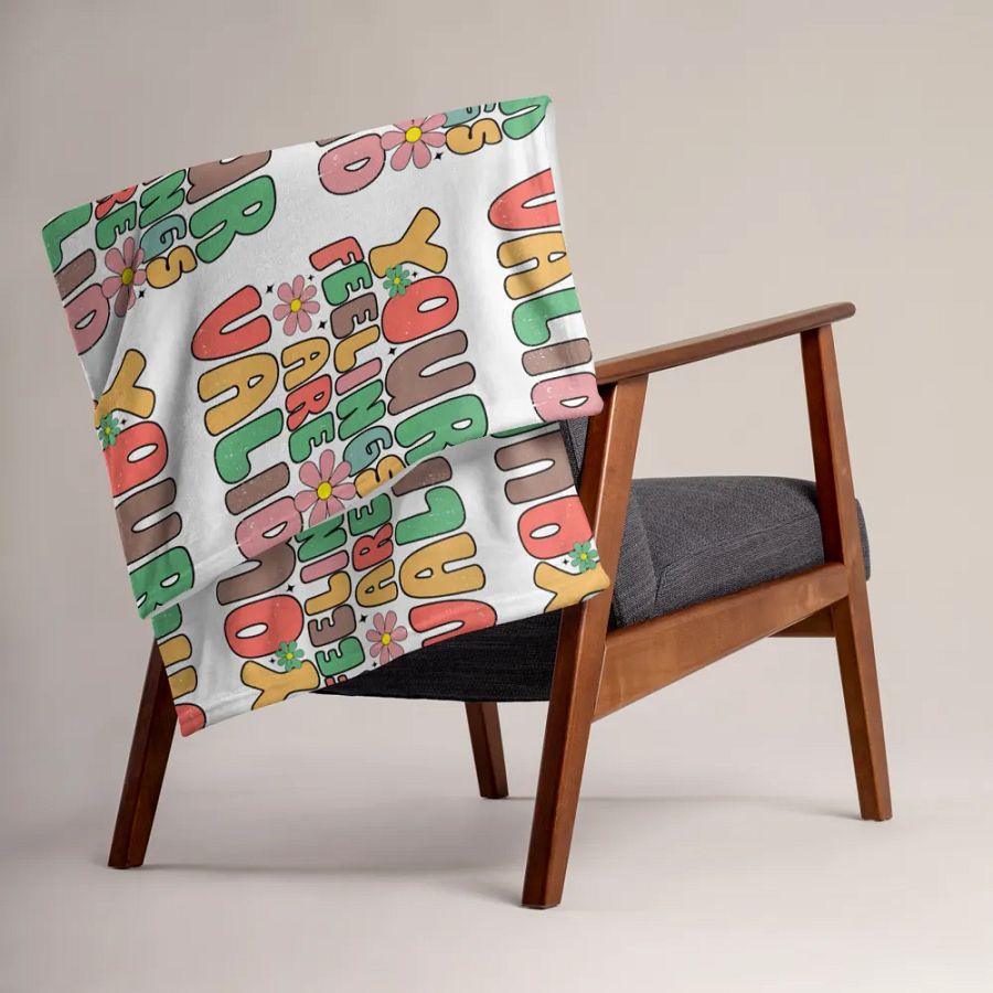 Your Feelings Are Valid Blanket product image (6)