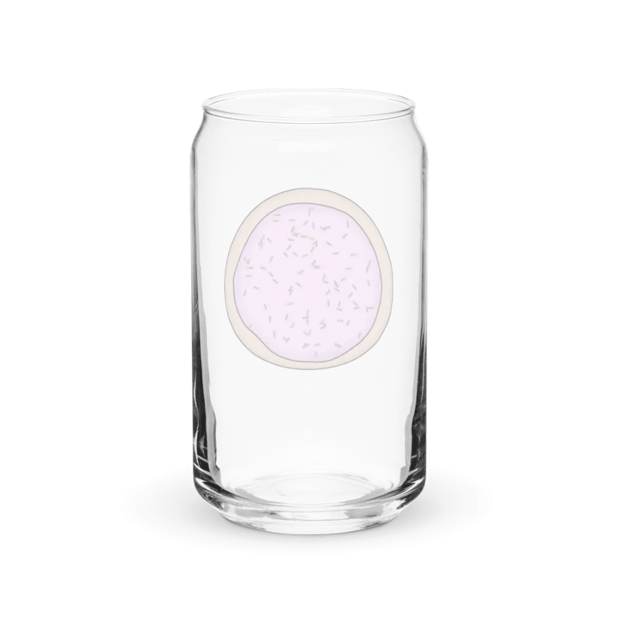 Frosted sugar cookie drinking glass product image (2)