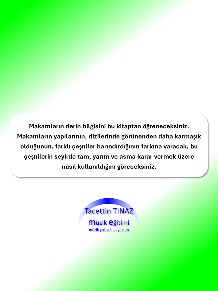 Türk Müziği Makamlarında Çeşniler ve Kararlar (E-Kitap) product image (3)