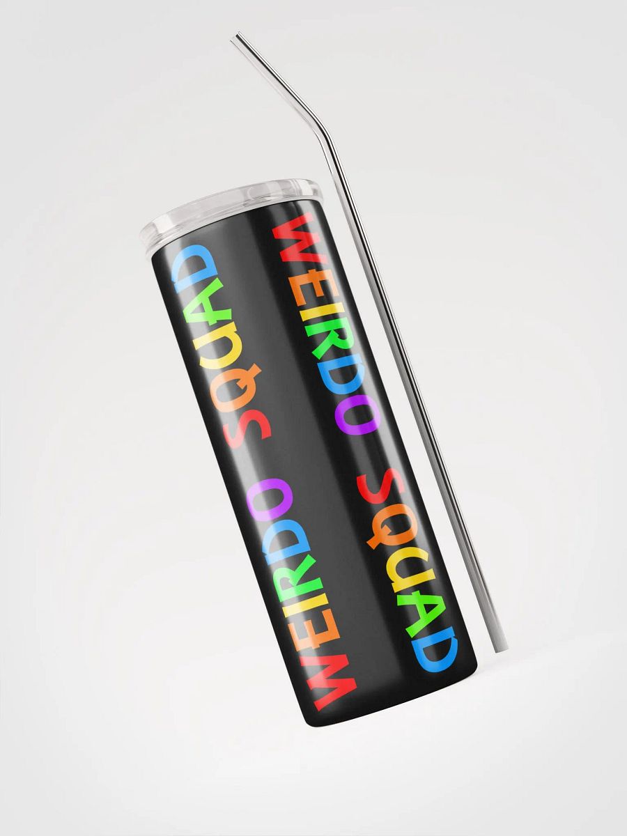 Weirdo Squad Rainbow - Stainless Steel Tumbler w/ Straw product image (4)