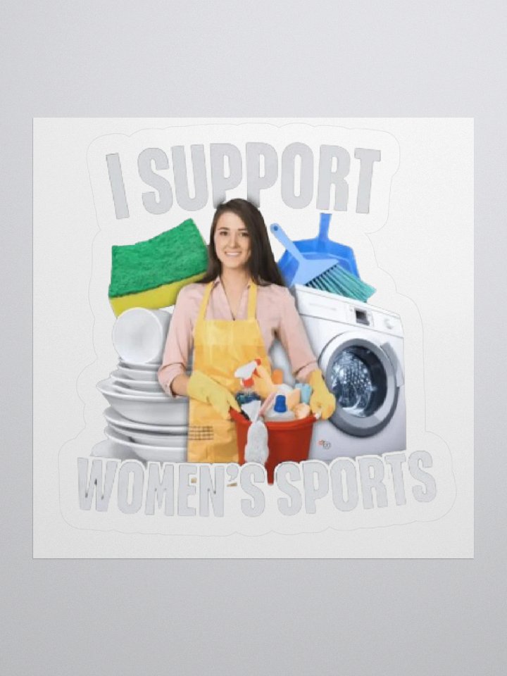 I Support Women's Sports Sticker product image (1)
