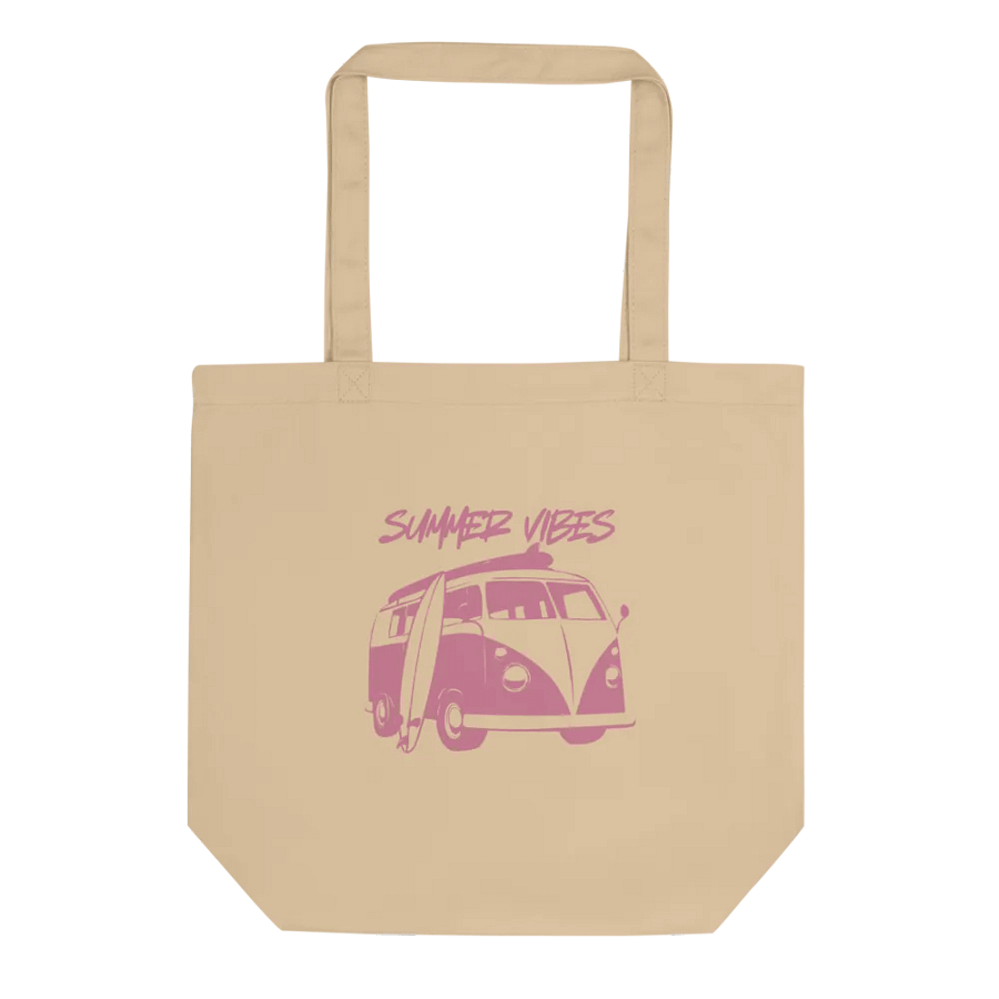 Retro Van 'Summer Vibes' Eco Tote Purple product image (1)