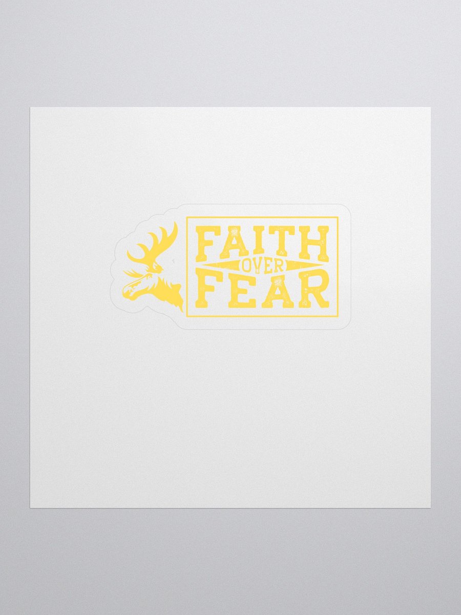 Fatih Over Fear - Yellow - Sticker product image (1)